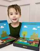 Blocos Magnéticos para construção - Criatividade, foco e pensamento longe do vício digital