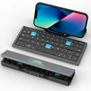 Mini teclado portátil dobrável Bluetooth Foldboard - Digitação rápida e confortável na palma da mão