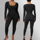 Macacão Body SlimFit Elegance - Modelagem leve e decote regulável que valoriza suas curvas