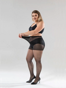 Kit de 3 meia-calças SIZE BONAS - Você mais elegante e sensual sem medo de rasgar.